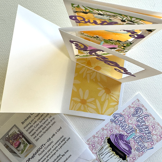 Birthday Cupcakes-flowy font