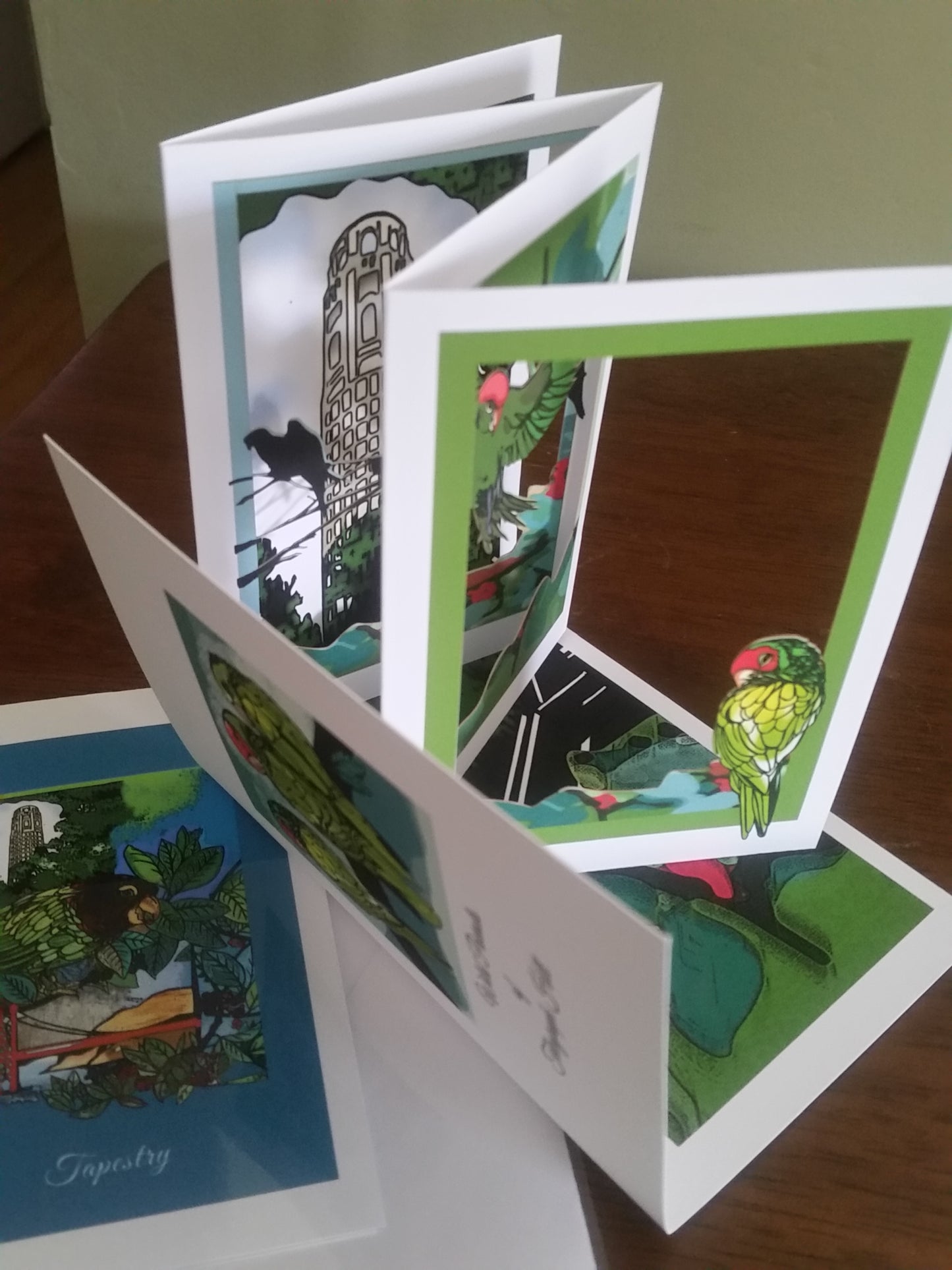 SF Parrots of Telegraph Hill (POPupfoldOUT)