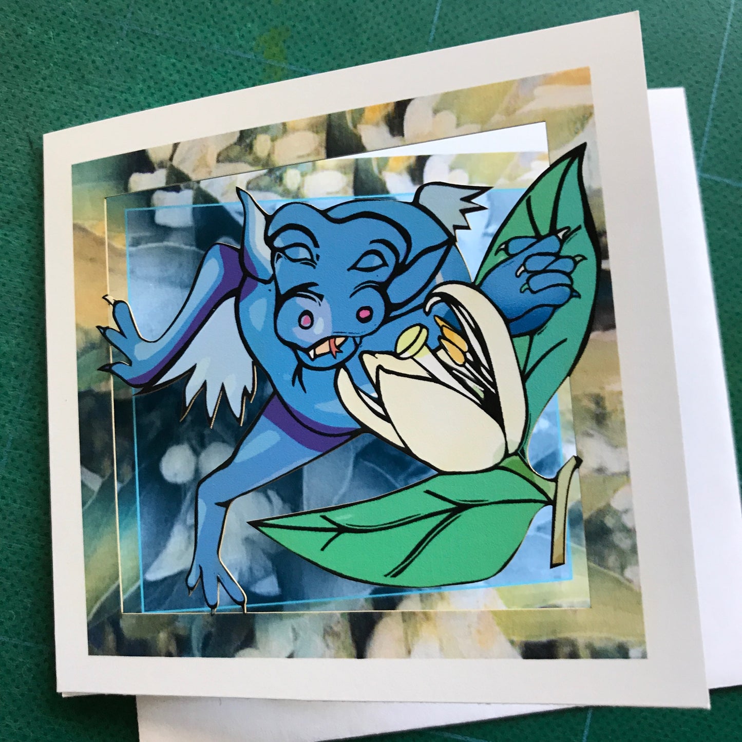 Year of the Dragon—Chinese Zodiac Papercut Card (TRIfold)