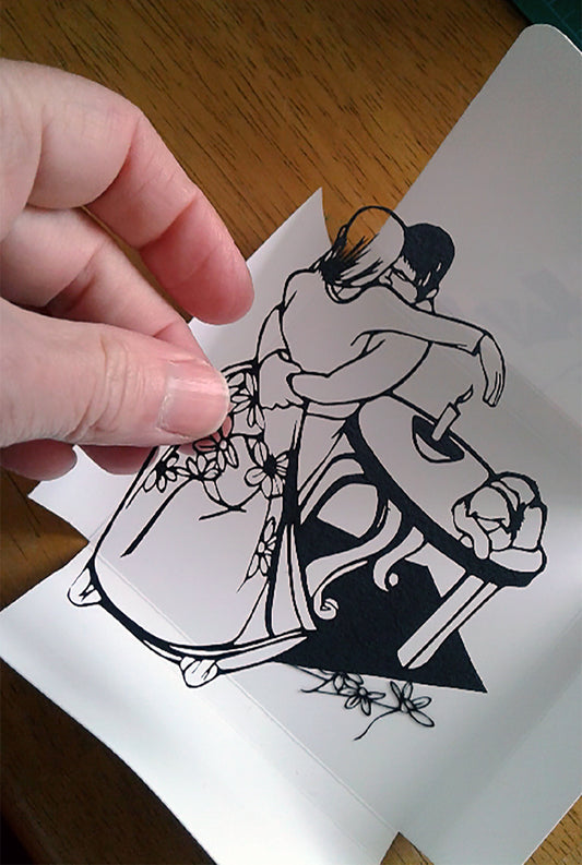 I love you (papercut)