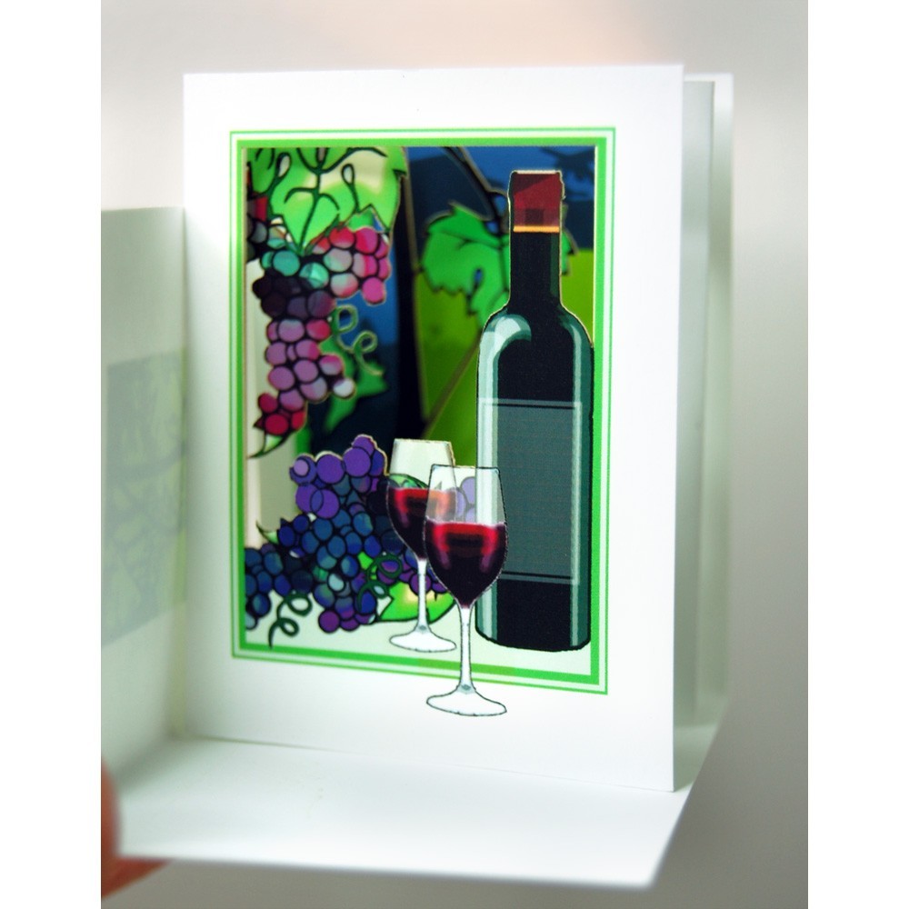 Vineyard in Blues and Greens