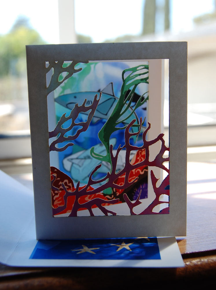 Sharks in the Reef (POPupfoldOUT)