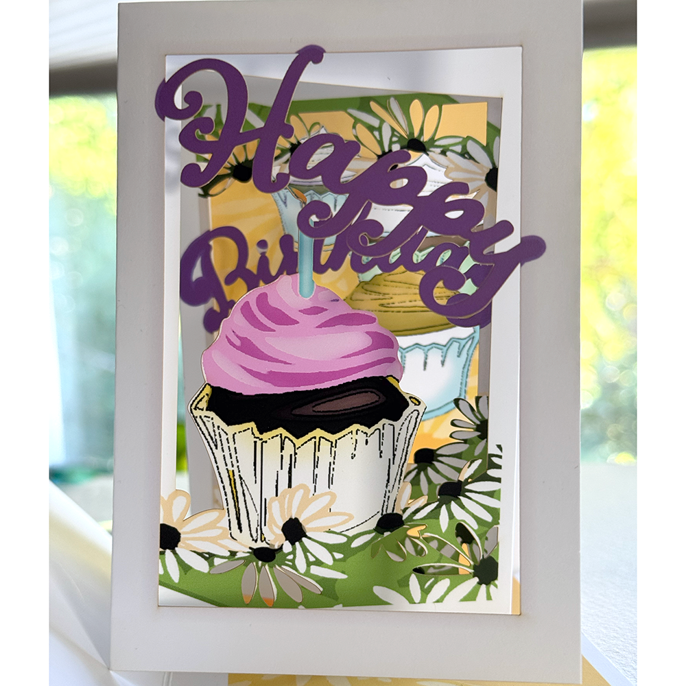 Birthday Cupcakes-flowy font