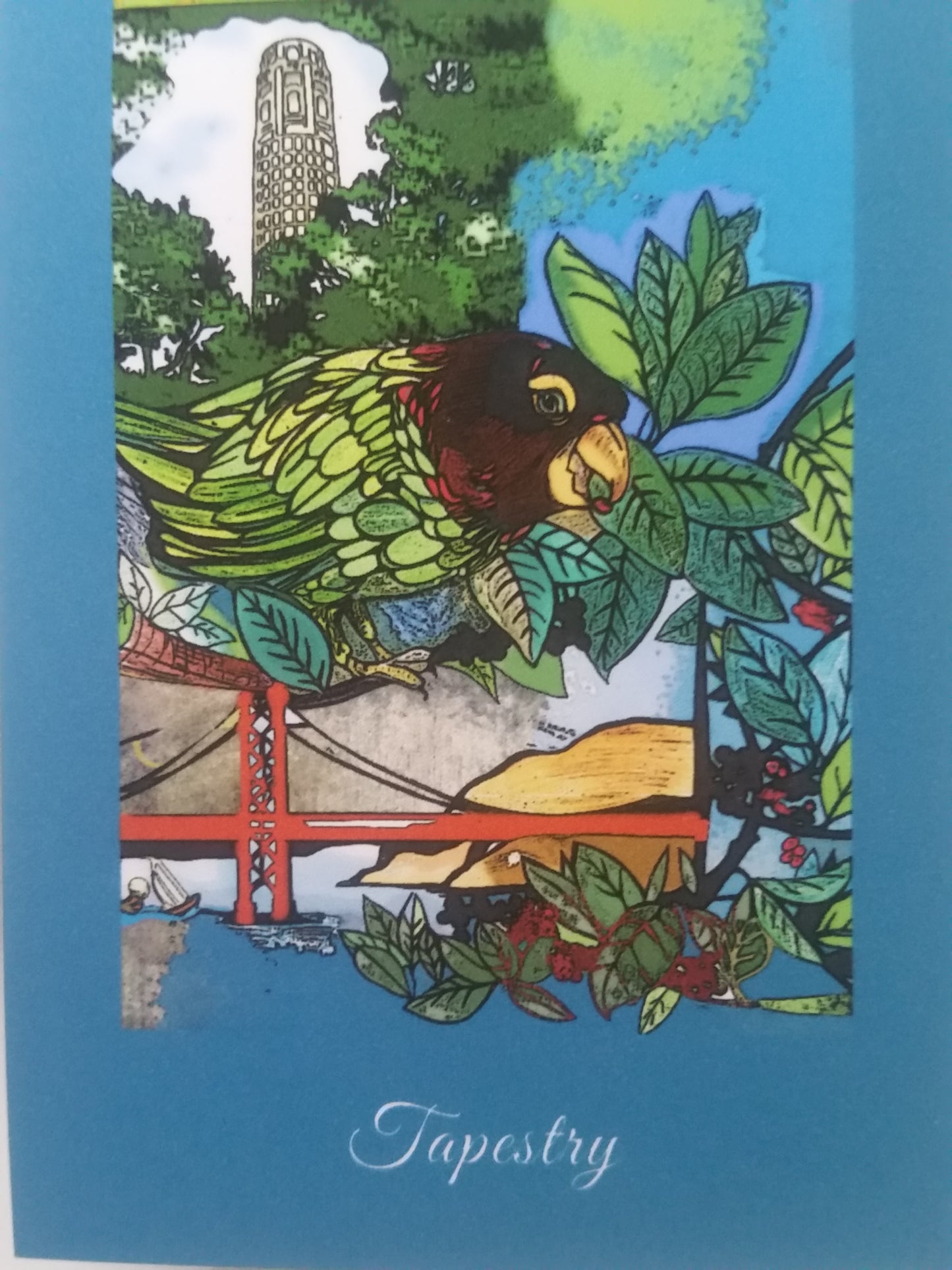 SF Parrots of Telegraph Hill (POPupfoldOUT)