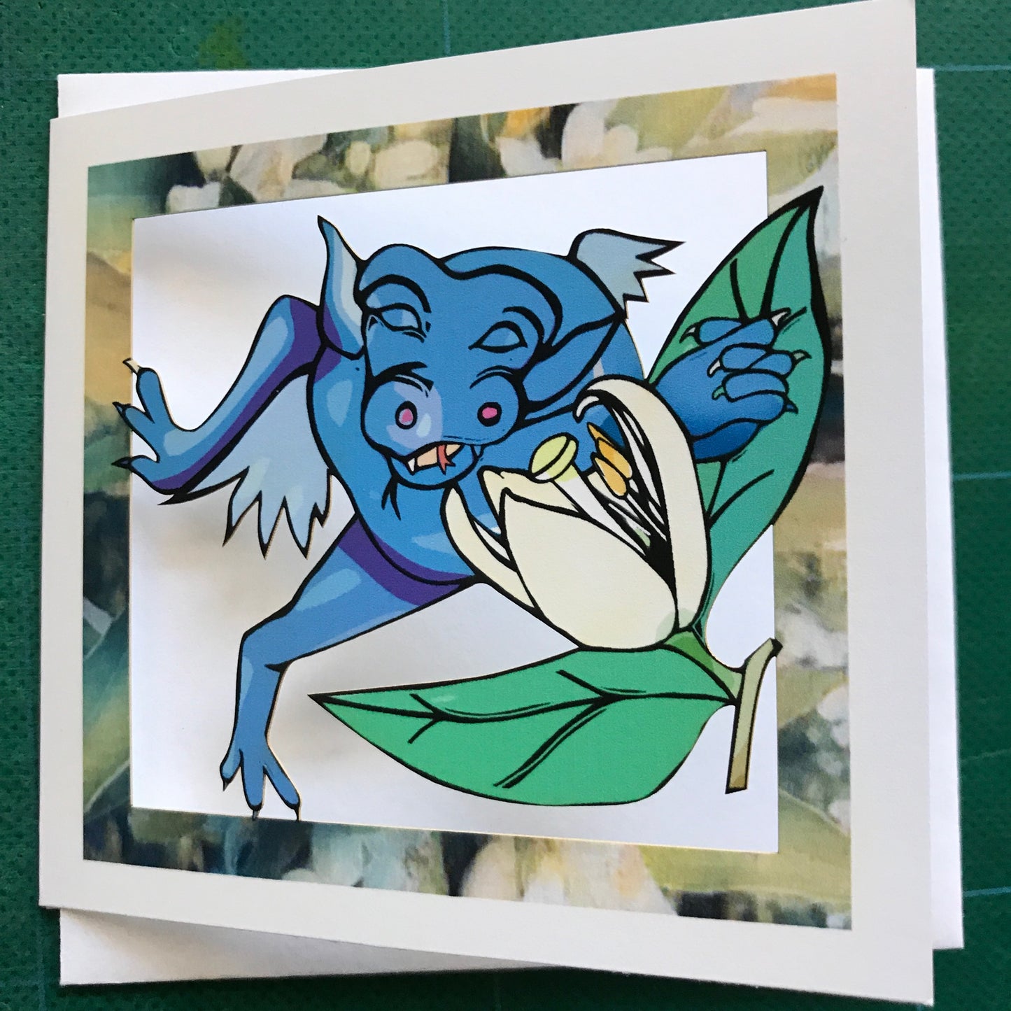 Year of the Dragon—Chinese Zodiac Papercut Card (TRIfold)