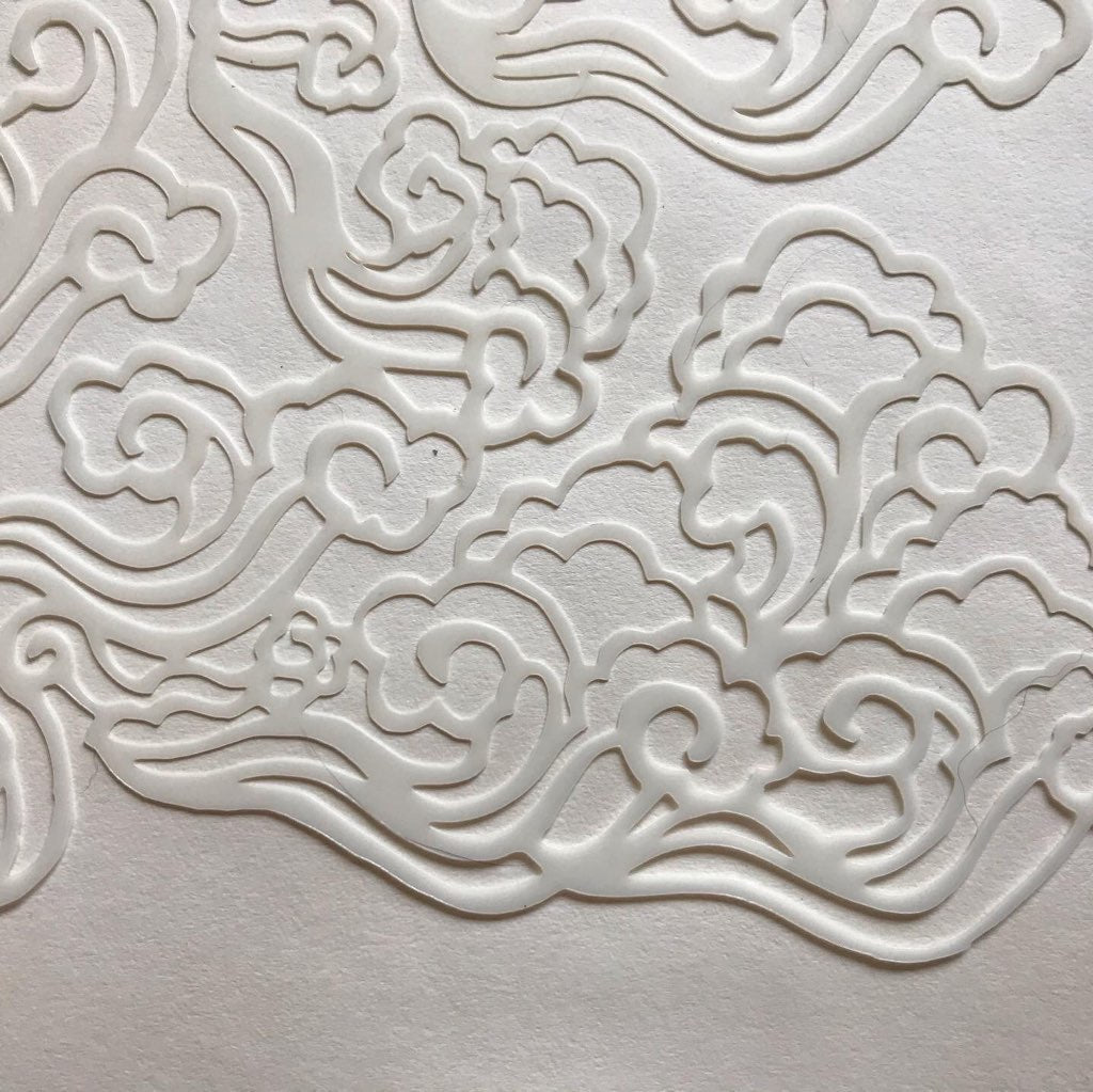 Clouds and Wind Stencil