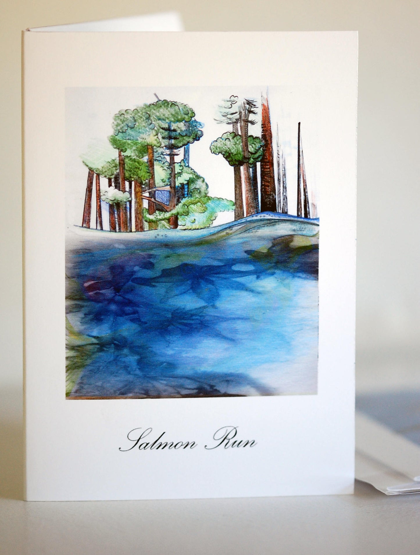 Salmon Run with Bears (POPupfoldOUT)