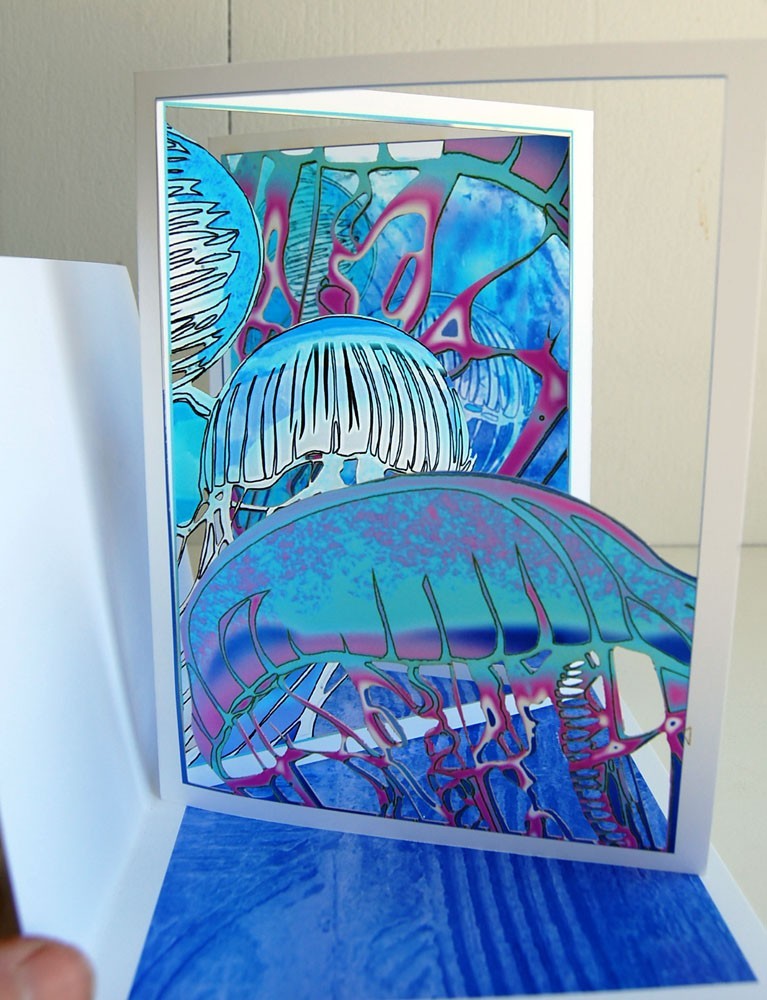 Floating World—Jellyfish  (POPupfoldOUT)