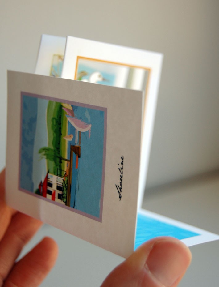 Egret Wading (POPupfoldOUT)