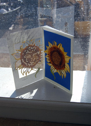 Summer Sunflower Papercut Card (TRIfold)