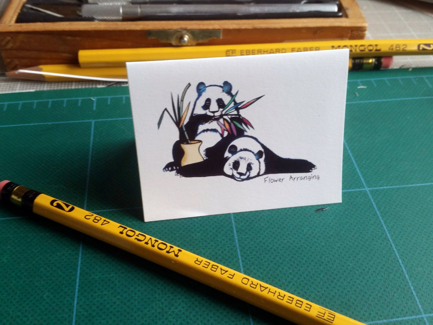 Forest Light—Pandas in the Bamboo (POPupfoldOUT)